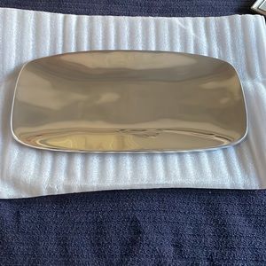Nambe Rectangular Silver Platter 9 1/2” x 18”